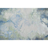 CANVAS ART W/ SILK J1063 BLUE / GREEN