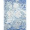 CANVAS ART W/ SILK J1063 BLUE / MULTI