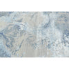 CANVAS ART W/ SILK J1063 BLUE / MULTI
