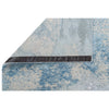 CANVAS ART W/ SILK J1063 BLUE / SILVER