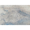 CANVAS ART W/ SILK J1063 BLUE / SILVER