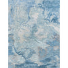 CANVAS ART W/ SILK J1063 SILVER / BLUE