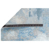 CANVAS ART W/ SILK J1063 SILVER / BLUE