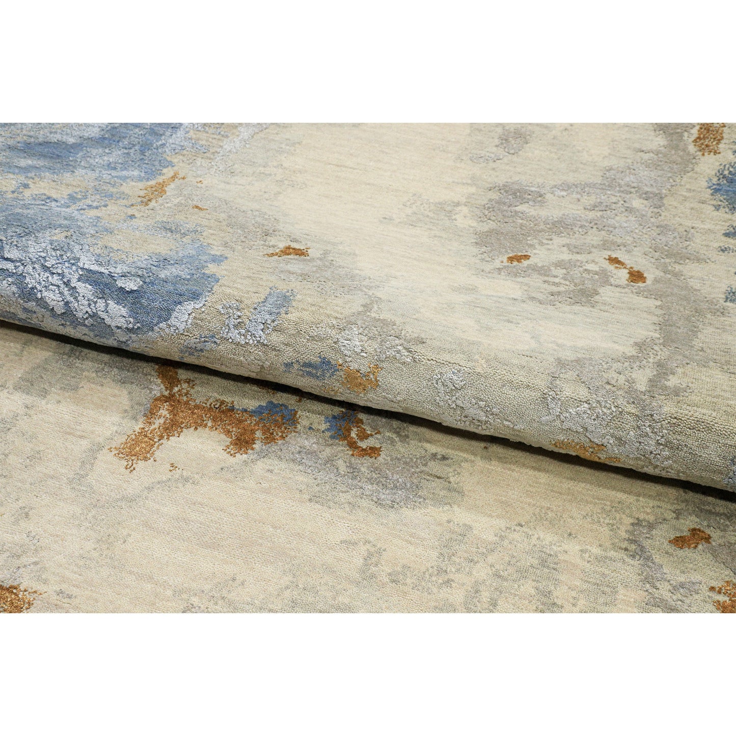 CANVAS ART W/ SILK J1064 BEIGE / CORAL