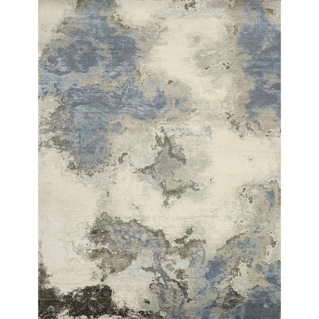 CANVAS ART W/ SILK J1064 BEIGE / GREY