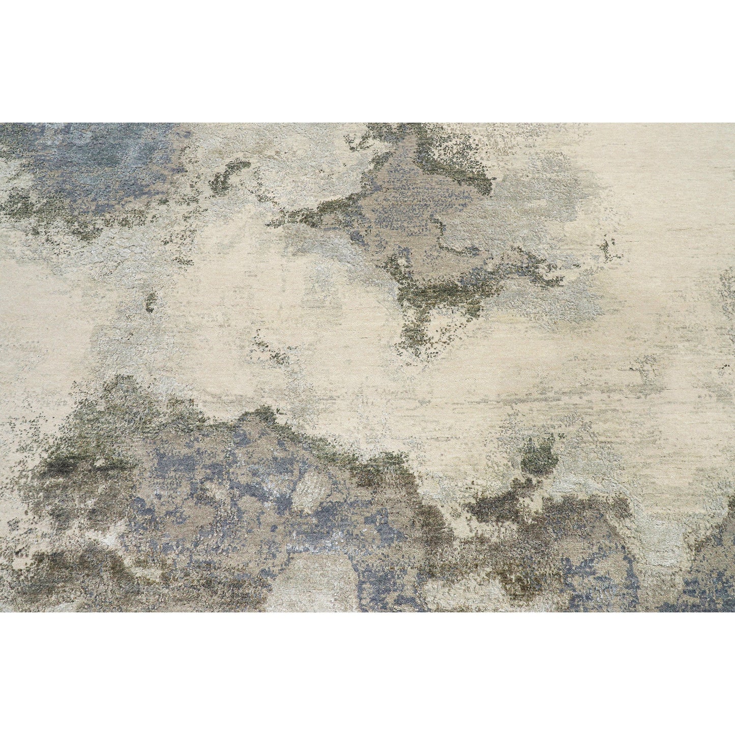 CANVAS ART W/ SILK J1064 BEIGE / GREY