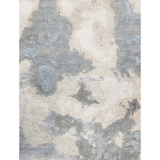 CANVAS ART W/ SILK J1064 BEIGE / SILVER