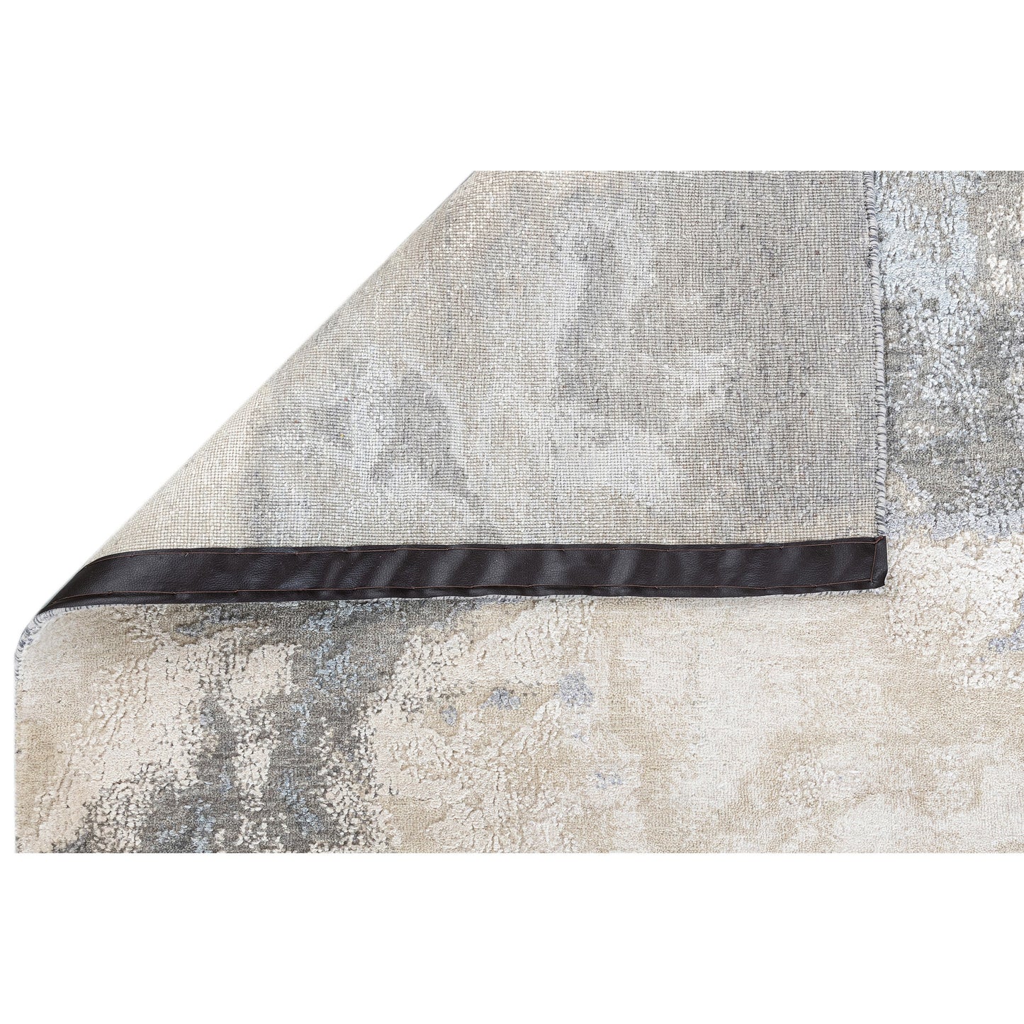 CANVAS ART W/ SILK J1064 BEIGE / SILVER
