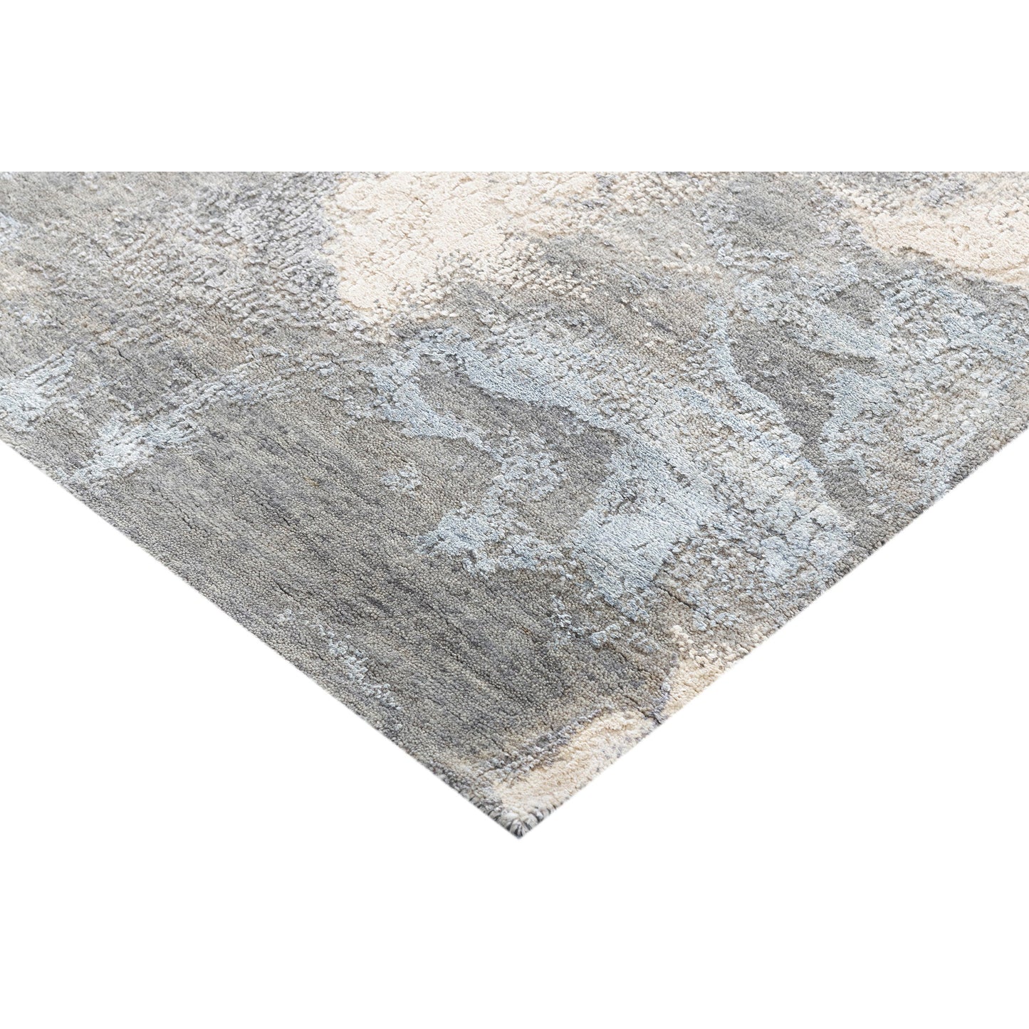 CANVAS ART W/ SILK J1064 BEIGE / SILVER