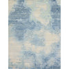 CANVAS ART W/ SILK J1064 BLUE / MULTI