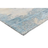 CANVAS ART W/ SILK J1064 BLUE / MULTI