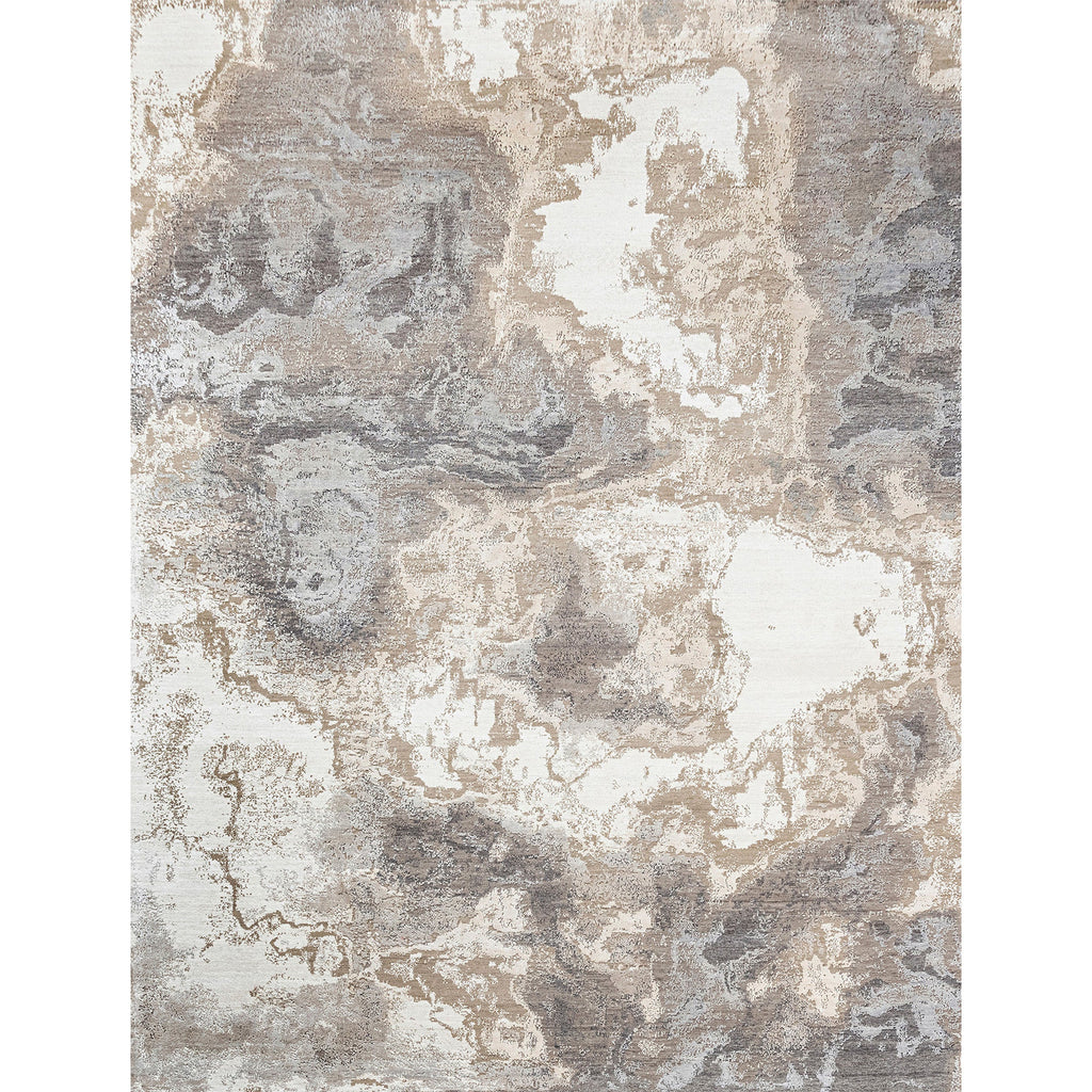 CANVAS ART W/ SILK J1064 IVORY / BEIGE
