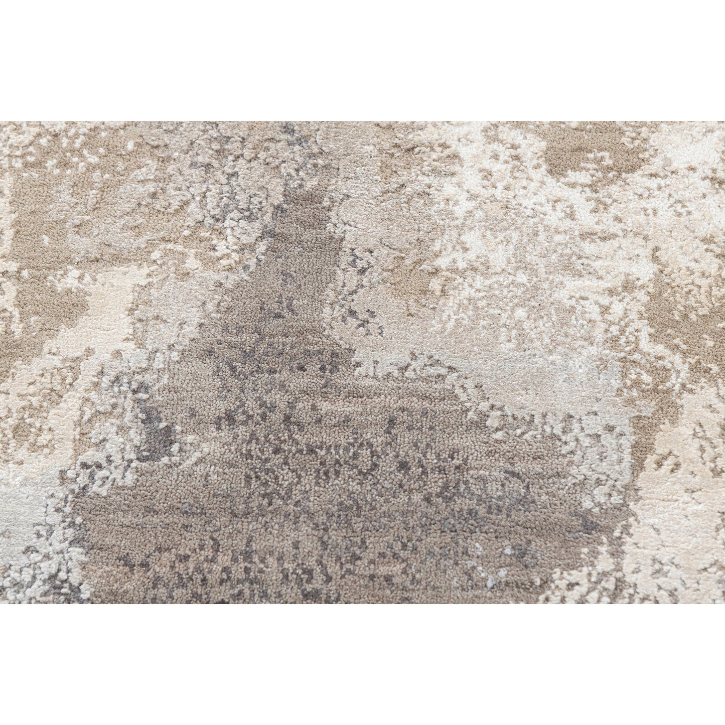 CANVAS ART W/ SILK J1064 IVORY / BEIGE