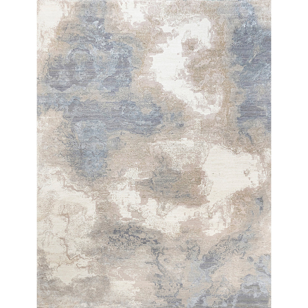 CANVAS ART W/ SILK J1064 IVORY / GREY