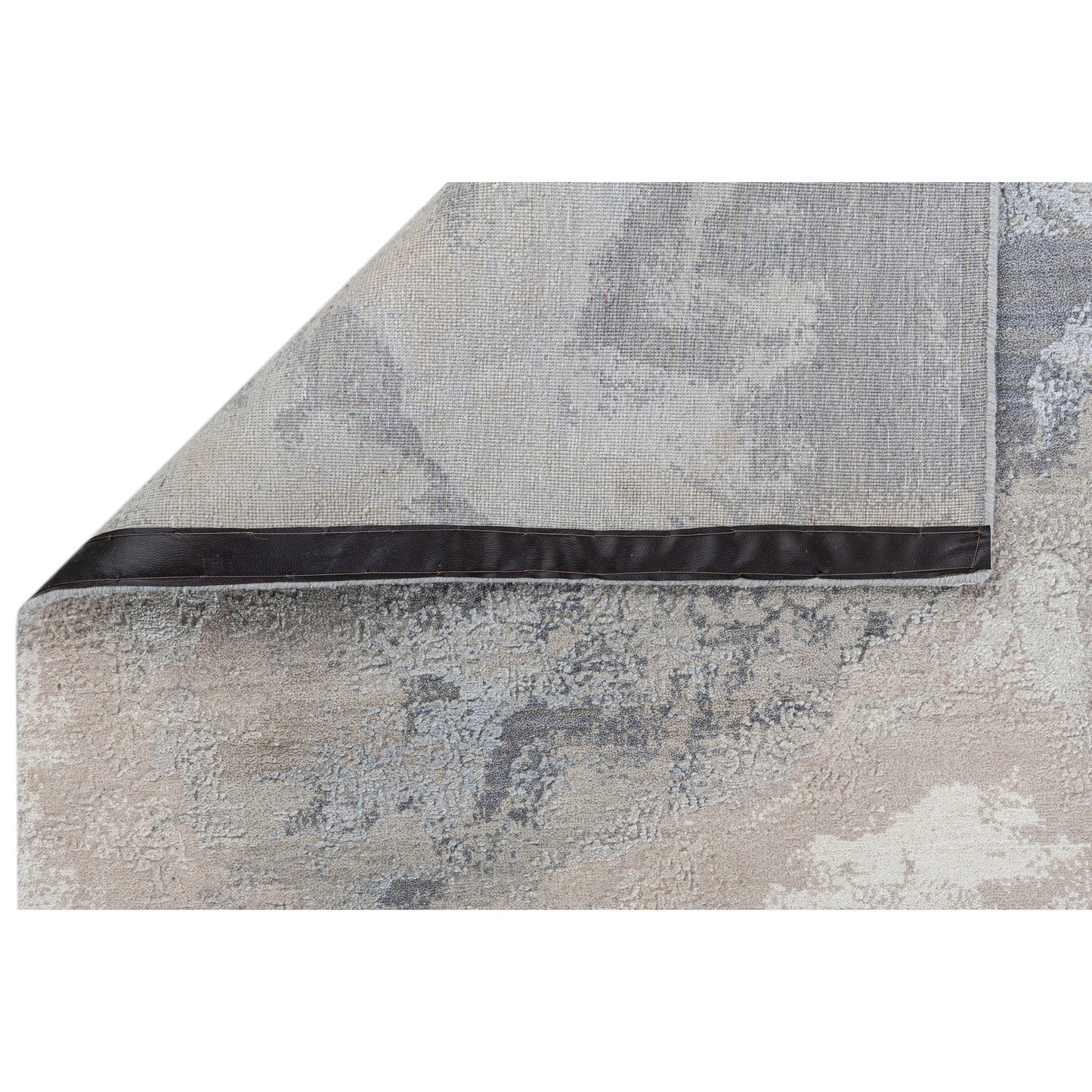 CANVAS ART W/ SILK J1064 IVORY / GREY