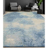 CANVAS ART W/ SILK J1064 IVORY / LIGHT BLUE