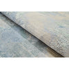 CANVAS ART W/ SILK J1064 IVORY / LIGHT BLUE