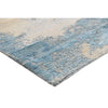 CANVAS ART W/ SILK J1064 IVORY / LIGHT BLUE