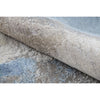 CANVAS ART W / SILK J1071 BEIGE / BLUE