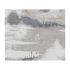 CANVAS ART W / SILK J1071 BEIGE / BLUE