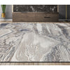 CANVAS ART W/ SILK J1071 BEIGE / DARK GREY