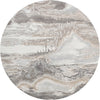 CANVAS ART W / SILK J1071 BEIGE / GREY