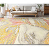 CANVAS ART W/ SILK J1071 PEACH / GOLD