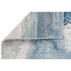 CANVAS ART W/ SILK J1071 SILVER / BLUE