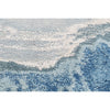 CANVAS ART W/ SILK J1071 SILVER / BLUE