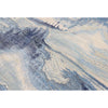 CANVAS ART W/ SILK J1071 SILVER / BLUE