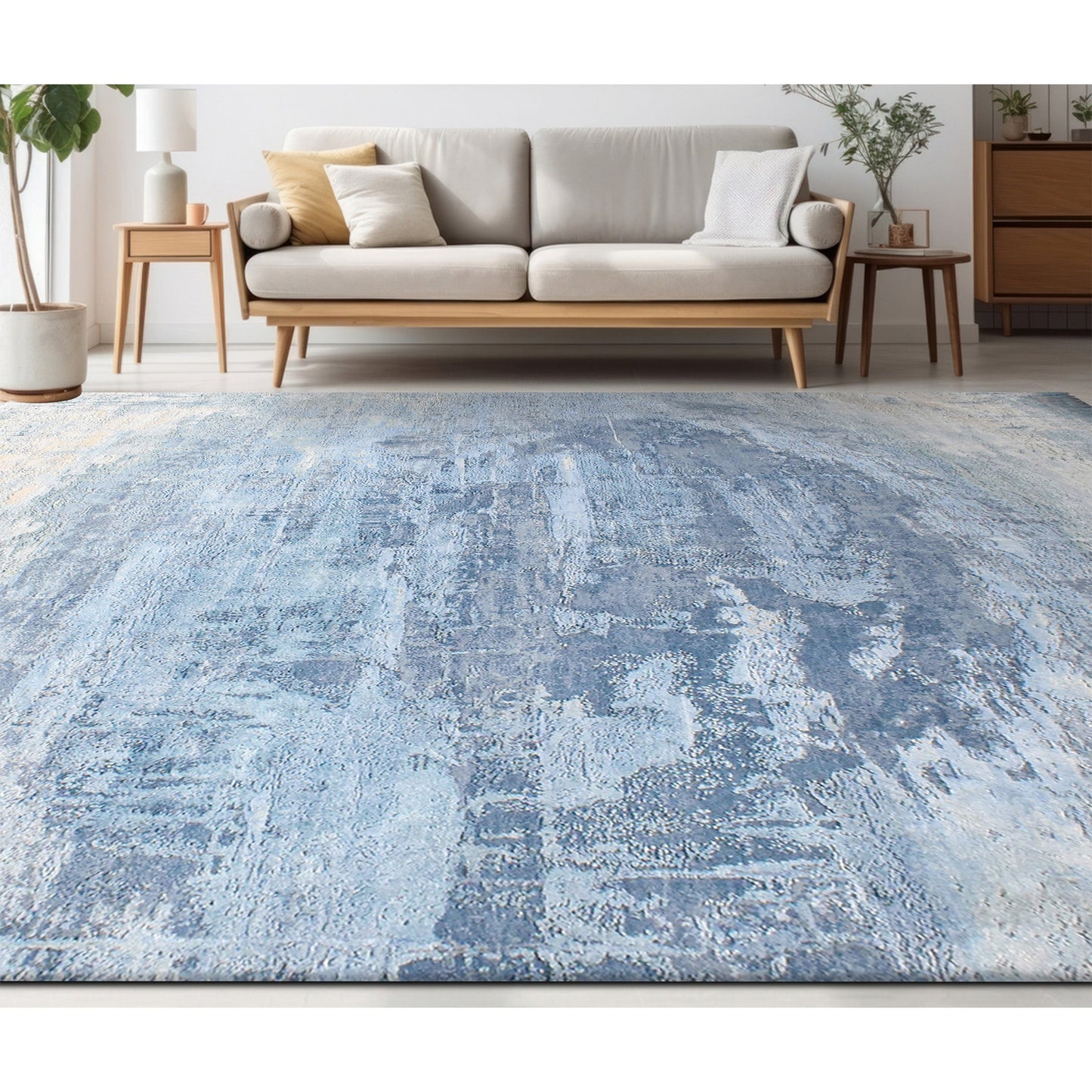 CANVAS ART W/ SILK J1072 MULTI / MULTI