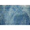 CANVAS ART W/ SILK J1077 BLUE / LIGHT GREY