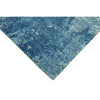 CANVAS ART W/ SILK J1077 BLUE / LIGHT GREY