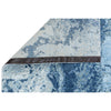 CANVAS ART W/ SILK J1077 SILVER / BLUE