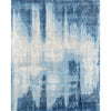 CANVAS ART W/ SILK J1087 BLUE / LIGHT BLUE