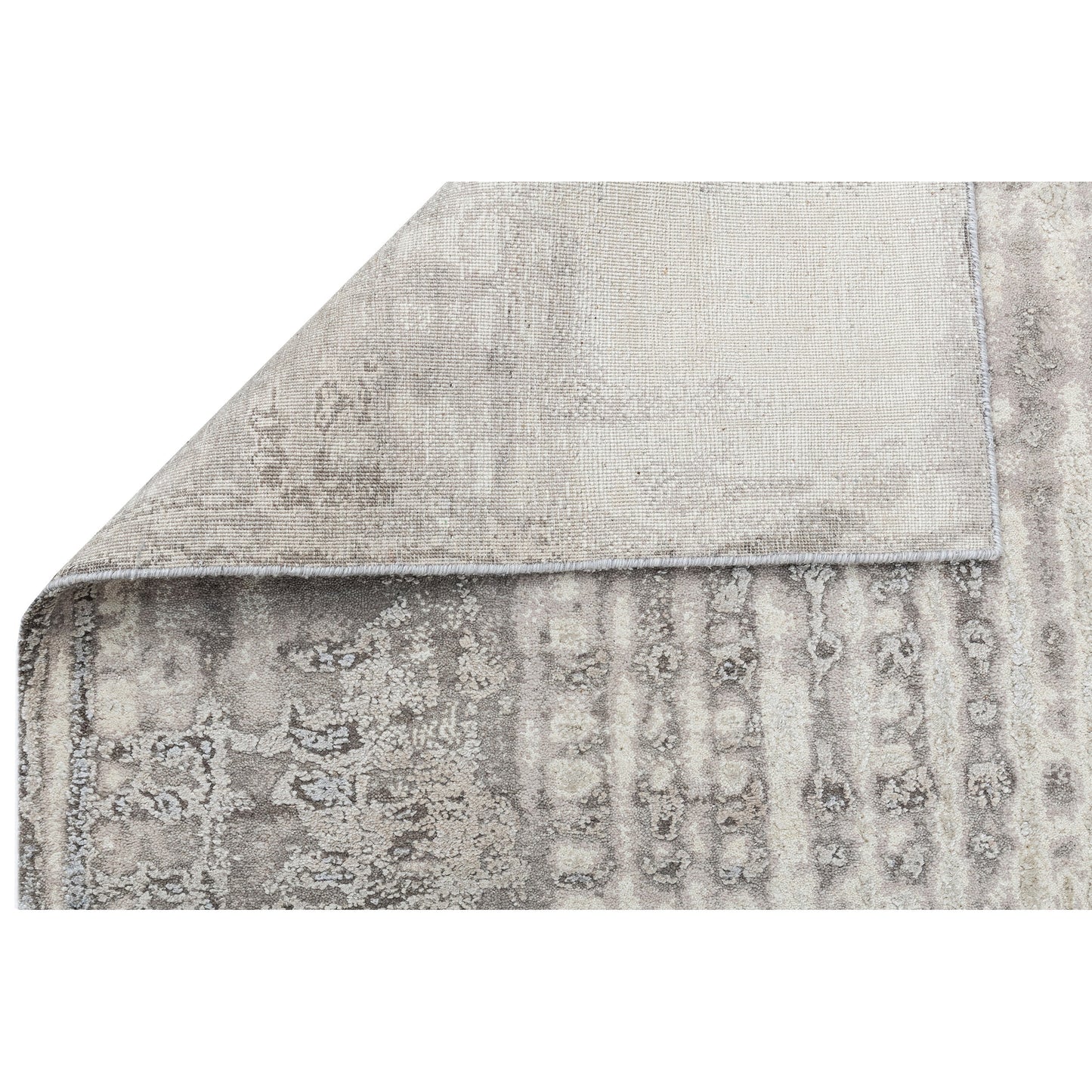 CANVAS ART W / SILK J1091 BEIGE / TAUPE