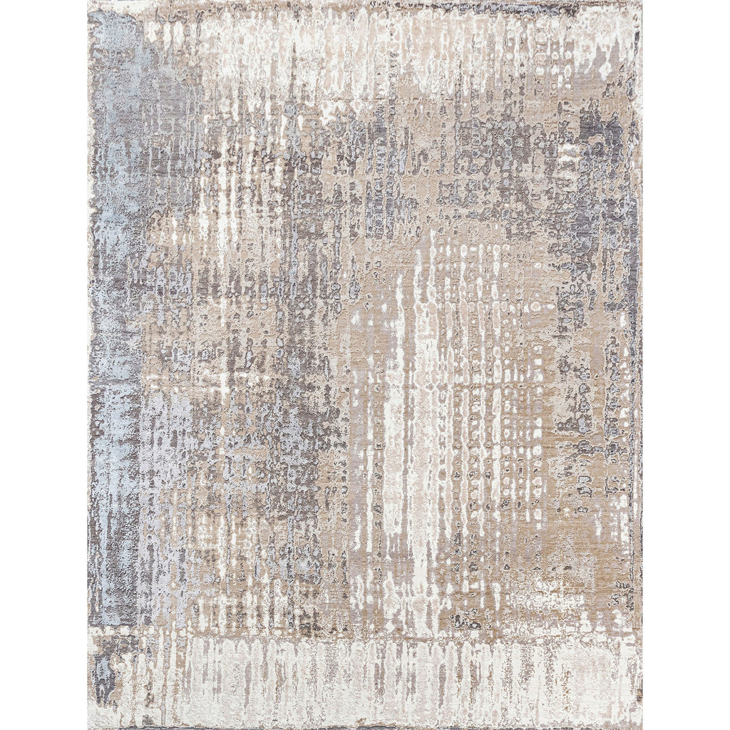 CANVAS ART W/ SILK J1092 BEIGE / SILVER