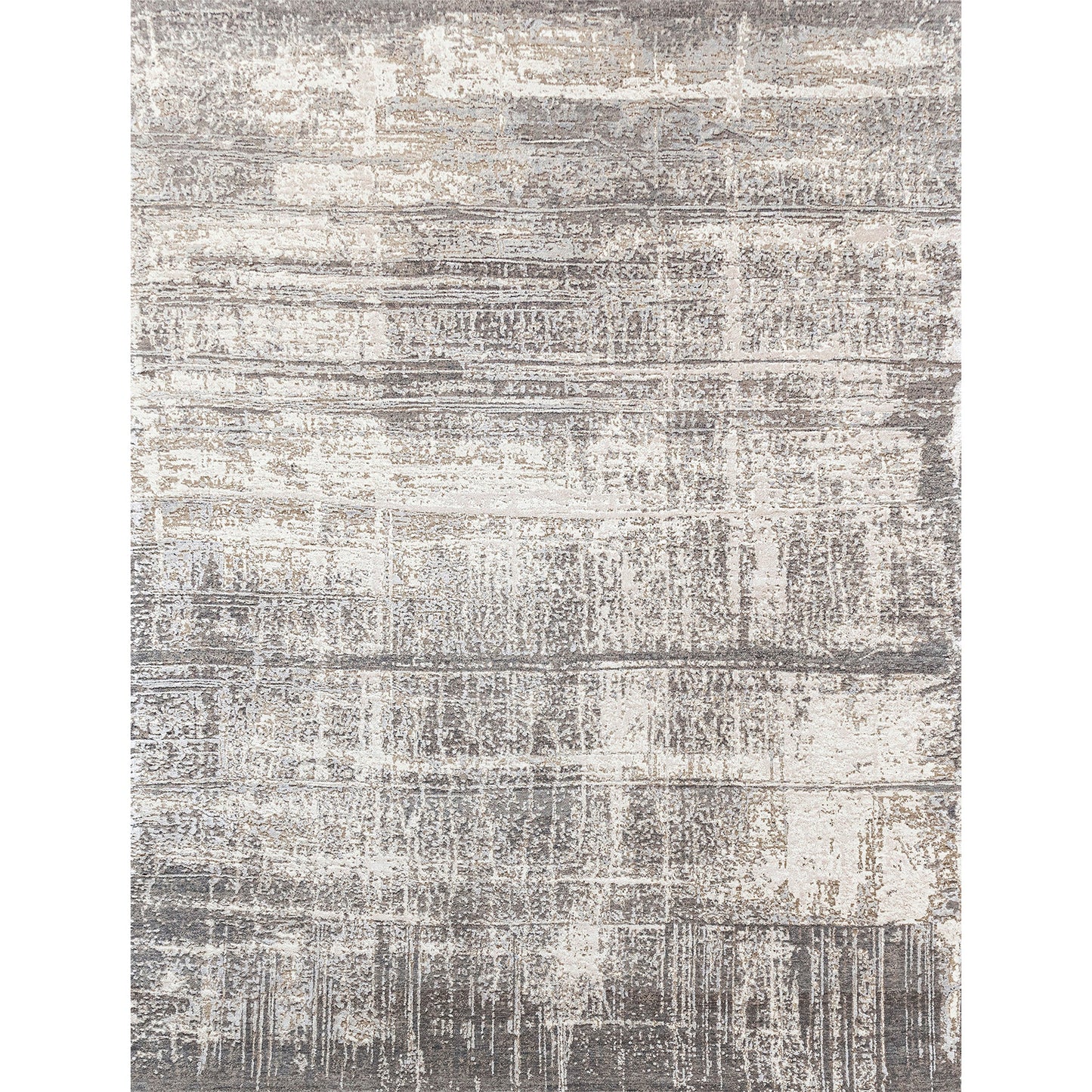 CANVAS ART W/ SILK J1093 BEIGE / GREY