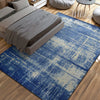 CANVAS ART W/ SILK J1093 BLUE / SILVER