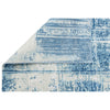 CANVAS ART W / SILK J1093 SILVER / BLUE