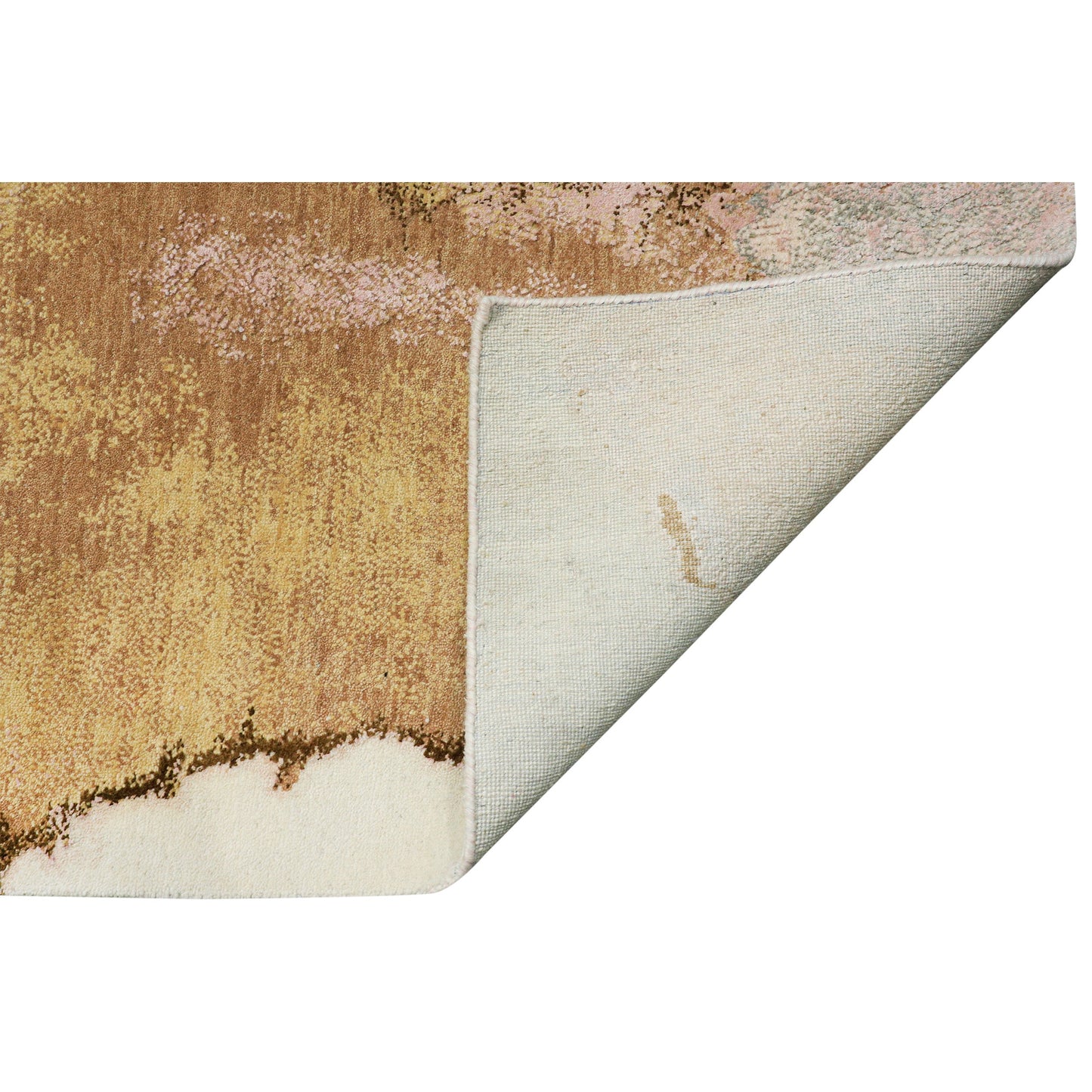 CANVAS ART W/ SILK J1097 BEIGE / GOLD