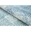 CANVAS ART W/ SILK J1100 BLUE / MULTI