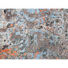 CANVAS ART W/ SILK J1139 GREY / MULTI