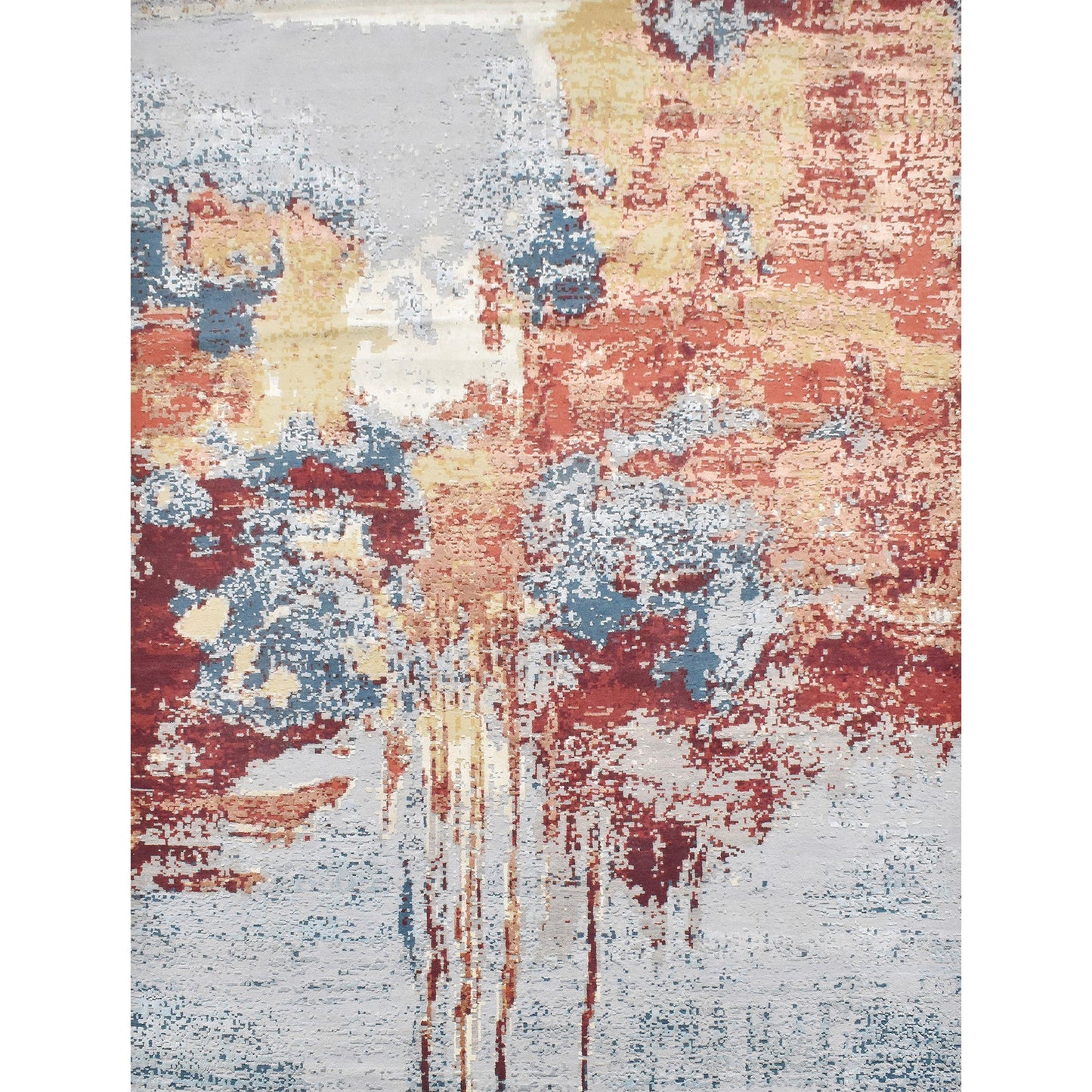 CANVAS ART W/ SILK J1169 MULTI / MULTI