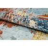 CANVAS ART W/ SILK J1169 SILVER / RED