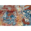 CANVAS ART W/ SILK J1169 SILVER / RED