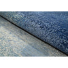 CANVAS ART W/ SILK J2051 BLUE / DARK BLUE