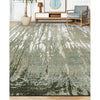 CANVAS ART W/ SILK J2058 IVORY / LIGHT GREEN