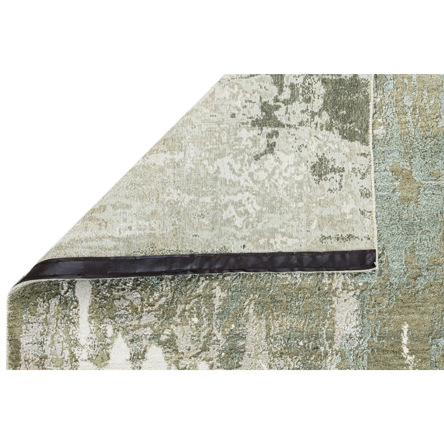 CANVAS ART W/ SILK J2058 IVORY / LIGHT GREEN