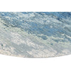 CANVAS ART W/ SILK J2062 SILVER / BLUE